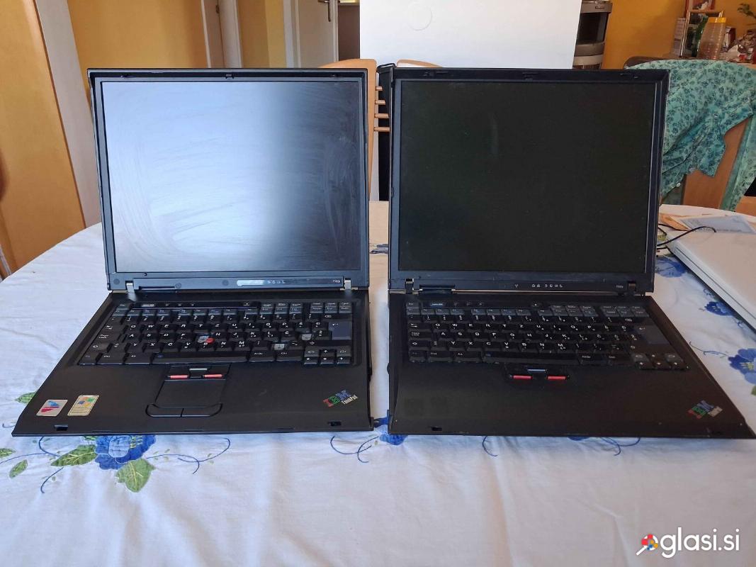 2x prenosnik IBM Thinkpad, T42p in R50e