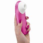 KLITORALNI STIMULATOR Womanizer Pro Pink - vodoodporen, vakuumski