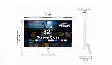 Monitor Samsung Smart M7 M70F monitor, 81,28cm (32), VA, 4K, Wi-Fi