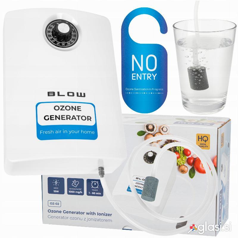 15W generator ozona večnamenski dezinfekcijski čistilec zraka in vode