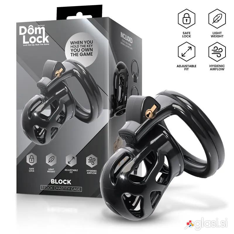 KLETKA ZA PENIS Domlock Block Black