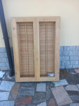 Okna lesena z polkni,  dim.140x100