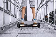 Električno dvokolo skuter rolka LED RGB 100kg Cruiser 10 km/h Carbon