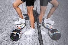 Električno dvokolo skuter rolka LED RGB 100kg Cruiser 10 km/h Carbon
