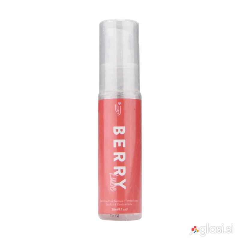 LUBRIKANT Loving Joy Strawberry Flavoured (30 ml) - na vodni osnovi, brez parabe
