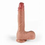 DILDO Zenn Big, Bigger, The Biggest Flesh (24 cm) - velik, realističen, dvojna g