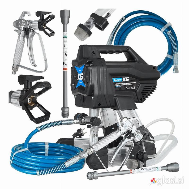 Set 700W razpršilec barve airless hidrodinamična lakirna enota 200Bar X6