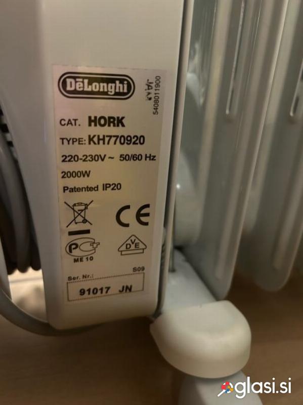 Električni radiator DeLonghi