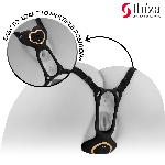 VIBRATOR ZA HLAČKE Ibiza Heart Panty Remote Control Black