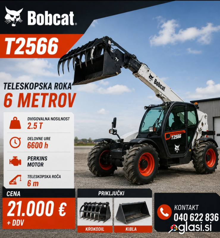 Nakladalec  teleskopski Bobcat