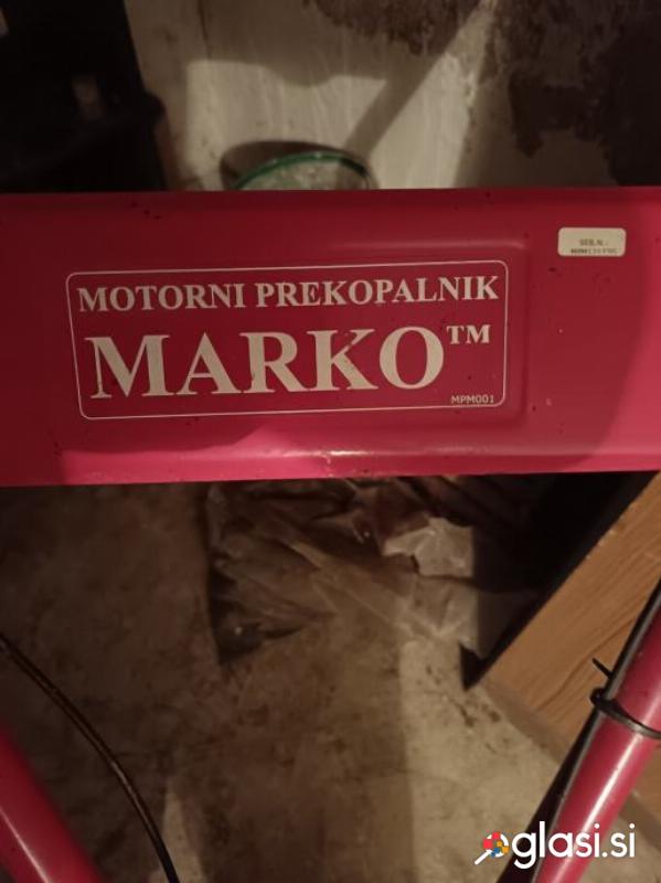 Motokultivator za vrte, vsa oprema je zraven