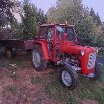 Traktor IMT 533 Deluxe s prikolico