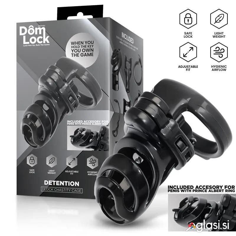 KLETKA ZA PENIS Domlock Detention Black