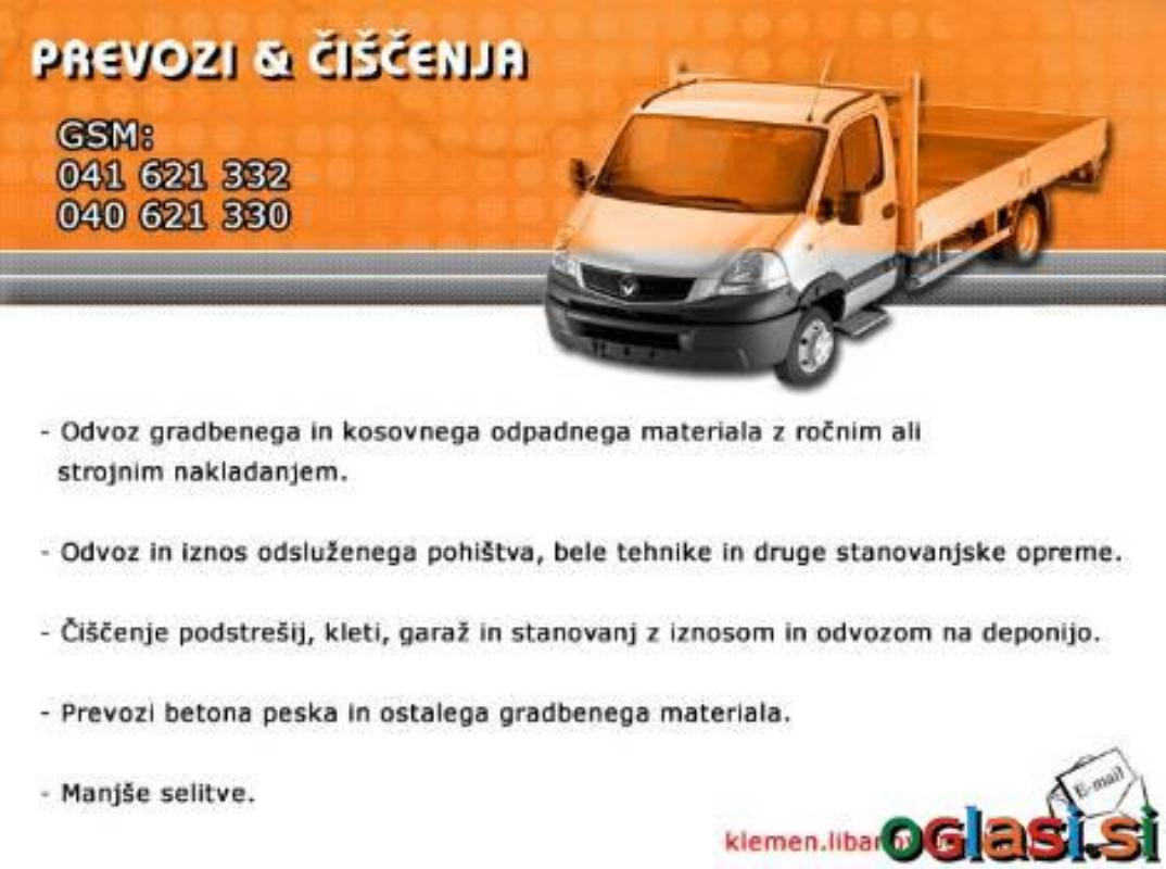 Prevoz in odvoz premoga
