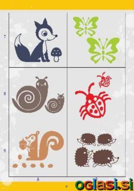 Otroške stenske nalepke