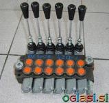 Ventil, distribucijski, pretok 40 l olja/min, na 6 ročic