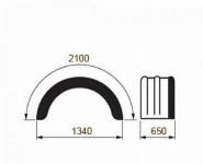 Blatnik, pocinkan z gumo 650x1340x2100