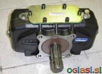 Multiplikator, razmerje 1:1.59, 600Nm, za pogon dveh črpalk